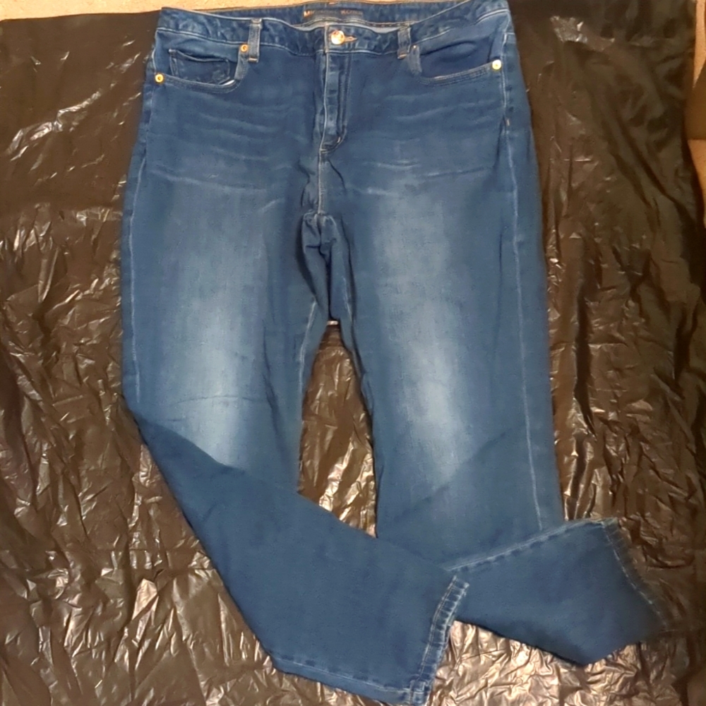 Michael Kors Women's Size 14 Blue Jeans Regular Fit